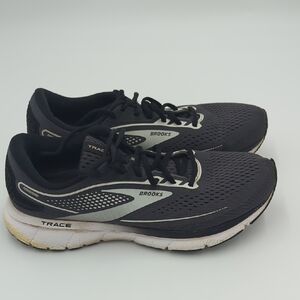 Brooks Women's Trace 2 Athletic Sneakers Trainers 10D Black White Lace Up Runnin